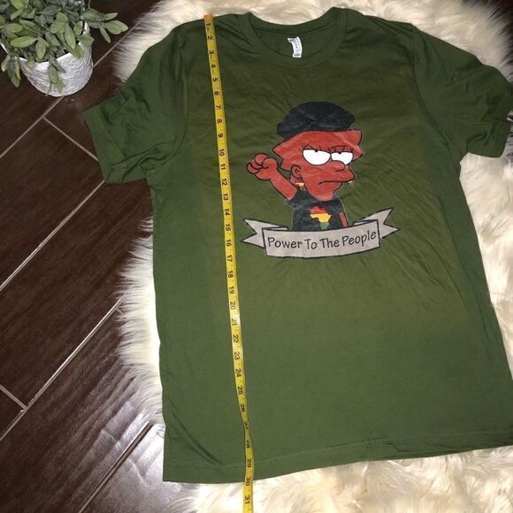Lisa Simpson “Power to the people” rebellion black panter sz large - Picture 4 of 5